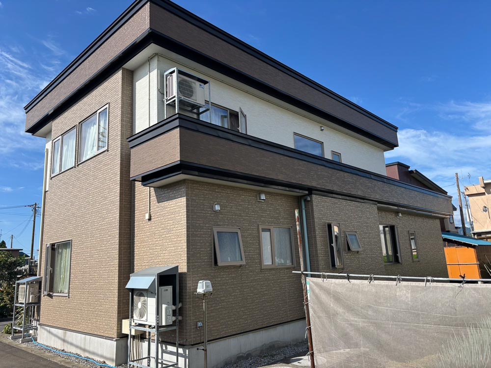 施工後:屋根外壁塗装(青森市)3