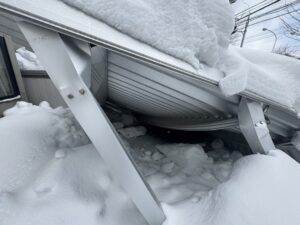 カーポート雪害